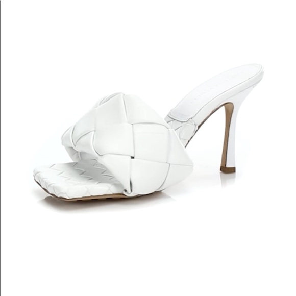 White bottega Veneta lido heels - Picture 4 of 7